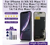 Écran LCD OLED pour iPhone, Numériseur d'écran, Incell, Choix, X, Poly, XS, MAX, 11, 11, Pro, 12, Pro, 12, Mini, 13, 14, Pro, Max, 15 13 Mini-INCELL