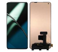 Écran LCD OLED pour OnePlus 10 Pro NE2210 pour OnePlus 11 PHB110 Écran tactile de remplacement pour OnePlus 9 Pro LE2121 Kit de réparation (Noir, sans empreintes digitales)