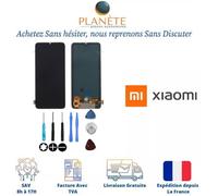 Ecran LCD OLED & Vitre Tactile Noir Sans Châssis Pour Xiaomi Mi 10 Lite 5G