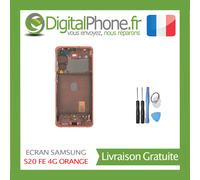ECRAN LCD ORANGE ORIGINAL SAMSUNG GALAXY S20 FE 4G SM-G780F TVA