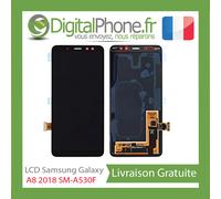 ECRAN LCD ORIGINAL Samsung A8 2018 SM-A530F Black GH97-21406A