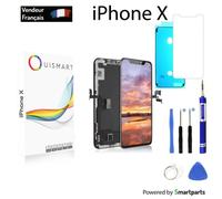 Écran LCD - OUISMART - iPhone X - Vitre tactile - Pré-assemblé - Verre trempé