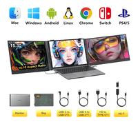 Écran LCD portable Blackview [DCM8-Display] 15,3 pouces 1920*1200 pixels 60Hz, rapport d'aspect 16:10, IPS LCD, recharge inversée 100W, Plug & Play
