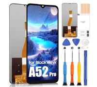 Écran LCD pour Blackview A52 LCD Display pour Blackview A52 Pro Écran de Rechange Touch Screen Digitizer Ecran Remplacement Assembly avec Kit de réparation (Noir)