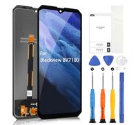 Écran LCD pour Blackview BV7100 Écran Tactile pour Blackview BV7100 Digitizer Écran Remplacement Assemblée avec Kit de Réparation (6,58", Noir)