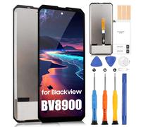 Écran LCD pour Blackview BV8900/ BV8900 Pro Display 6,72 Pouces LCD Affichage Ecran Replacement Touch Screen Tactile Digitizer Glass Panel Full Assembly + Réparation, Noir