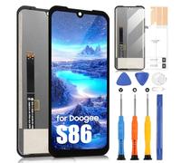 Écran LCD pour Doogee S86 LCD Display pour Doogee S86 Pro Remplacement de l'écran pour Doogee S86 Écran de Rechange Affichage Tactile Digitizer Assemblée Complète avec Kit de Réparation, Noir
