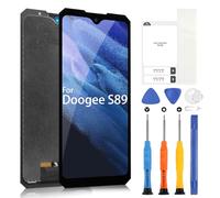 Écran LCD pour Doogee S89 / S89 PRO, S89 / S89 PRO LCD Display pour Doogee S89 / S89 PRO Touch Screen Digitizer Remplacement Assembly avec réparation Kit, Noir 6.3 ")