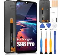 Écran Lcd Pour Doogee S98/Doogee S98 Pro Display Pour Doogee S98 Pro Digitizer Touch Screen Assembly Avec Kit D'outils De Réparation (6,3"",Noir)