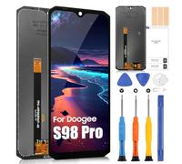 Écran LCD pour Doogee S98 / S98 Pro Écran de Rechange pour Doogee S98 Pro 6,3" LCD Display Ecran Replacement Touch Screen Digitizer Assemblée avec Réparation Kit, Noir