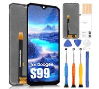 Écran LCD pour Doogee S99 LCD Display pour Doogee S99 6.3 Pouce LCD Screen Ecran Replacement Tactile Assemblée avec Réparation Kit, Noir