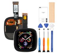 Écran LCD pour Fitbit Versa3 FB511 LCD Display pour Fitbit Versa 3 FB511 / Fitbit Sense FB512 Uhr LCD Ecran Replacement Tactile Assemblage Complet avec Réparation Kit (Noir)
