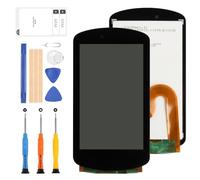 Écran LCD pour Garmin Edge 1030 GPS Display pour Edge 1030 Vélo Écran Tactile Digitazer Plein Assemblée Remplacement Écran avec Kit de Réparation (Noir)
