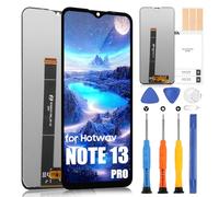 Écran LCD pour Hotwav Note 13 PRO Écran pour HOTWAV Note13 PRO Écran Tactile Digitizer Ensemble complet avec Réparation Kit (Noir Sans Cadre)