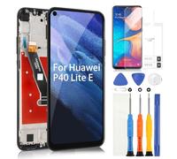 Écran LCD pour Huawei P40 Lite E LCD Display pour Huawei P40 Lite E ART-L28, ART-L29, ART-L29N Écran Tactile Remplacement Écran Complet Assemblée avec Réparation Kit (Noir avec Cadre)