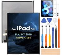 Écran Lcd Pour Ipad 6Th Gen Remplacement De L'Écran Pour Ipad 2018 A1893 A1954 9,7 Remplacement Matrice De L'Écran En Verre (Sans Écran Tactile)