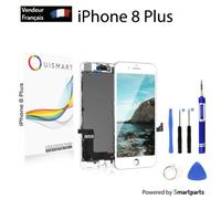 Ecran LCD pour iPhone 8 Plus - OUISMART - Blanc - Non Assemblé - Kit d'outils inclus