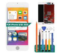 Écran LCD pour iPhone 8 pour iPhone SE 2020 Screen Remplacement d'écran A1863 A1906 A1907 A1905 Écran Tactile A2275 A2296 A2298 Display Kits de Montage de numériseur (Blanc)