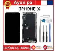 ECRAN LCD POUR IPHONE X-10 VITRE TACTILE SUR CHASSIS TOUT ASSEMBLE