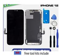 Écran LCD pour Iphone12 Remplacement de l'écran tactile Digitizer Full Assembly NOIR+ VERRE TREMPÉ +FREE TOOLS SET