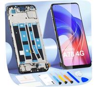 Ecran LCD pour Oppo A78 4G LCD Display pour Oppo A78 4G CPH2565 Écran de Rechange pour OppoA78 Ecran Replacement Touch Screen Digitizer Full Assembly + Réparation Kit (Noir avec Cadre)