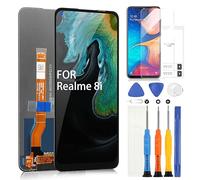Écran LCD pour Oppo A96 4G Écran pour Realme 8i / Realme 9i LCD Display pour Oppo A96 CPH2333 Digitazer Touch Screen Assembly avec Réparation Kit(Noir, 6,59")
