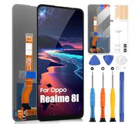Écran LCD pour Oppo Realme 8i RMX3151 Écran pour Oppo Realme 9i / A96 4G Écran tactile Digitazer Full Assembly Remplacement Écran avec Réparation Kit (Noir, 6,6")