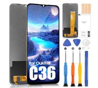 Écran LCD pour Oukitel C36 LCD Display de Rechange pour Oukitel C36 Affichage Ecran Replacement Tactile Digitizer Assemblée avec réparation Kit (Noir)