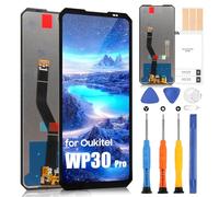 Écran LCD pour Oukitel WP30 Pro 6,78 Pouces LCD Affichage pour Oukitel WP30 Pro Remplacement de l'écran Tactile Digitizer Full Assembly avec Réparation Kit, Noir