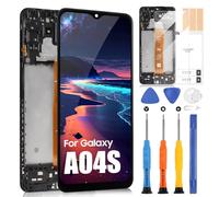 Écran LCD pour Samsung Galaxy A04s A047 - Remplacement D'écran pour Samsung A04s SM-A047F A047M A047F/DS A047F/DSN Numériseur Verre pour Galaxy A04s LCD Écran Tactile Assemblée avec Cadre