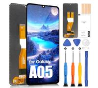 Écran LCD pour Samsung Galaxy A05 LCD Display pour Samsung A05 SM-A055F SM-A055F/DS SM-A055M SM-A055M/DS Ecran Replacement Tactile Digitizer Touch Screen Full Assembly avec Réparation Kit, Noir