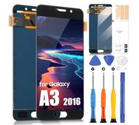 Écran LCD pour Samsung Galaxy A3 2016 Écran pour Galaxy A3 A310F A310H A310M Touch Screen Digitizer Full Assembly avec réparation Kit, Noir