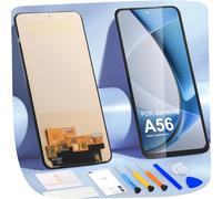 Écran LCD pour Samsung Galaxy A56 5G A566 SM-A566B A566E A566B/DS LCD Affichage Ecran Replacement Numériseur Tactile Assemblé avec Réparation Kits (Incell, sans Empreintes Digitales)