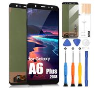 Écran LCD pour Samsung Galaxy A6 Plus 2018 Écran pour Galaxy A6+ A605F A605FN SM-A605FN/DS A605G/DS A605GN/DS A605K Écran tactile Digitazer Assembly Remplacement de l'écran avec réparation Kit (Noir)