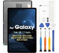Écran LCD pour Samsung Tab S8 Ecran Replacement pour Samsung Galaxy Tab S8 SM-X700 11 Pouces LCD Display Digitalizer Touch Screen Assemblée avec Réparation, Noir