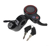 Écran LCD pour scooter Hitway H5 avec interface 6 broches, prend en charge la surveillance de la vitesse, le suivi du niveau de batterie et le calcul de la distance