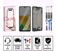 Écran LCD pour smartphone - KOMI - Samsung A33 5G (A336) - LCD complet avec châssis - Noir - Outils & adhésif inclus