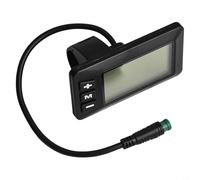 Écran LCD pour vélo électrique GD01 étanche, connecteur 5 broches, prise en charge précise de la tension pour 24 V/36 V/48 V, améliore votre expérience de conduite