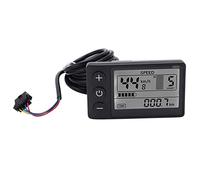 Écran LCD pour Vélo électrique, S866 Ordinateur de Vélo étanche 24 V 36 V 48 V Panneau de Commande de Scooter électrique avec Prise SM pour Vélo électrique E-Bike