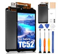 Écran LCD pour Zebra TC52 LCD pour Zebra TC52/TC57 Remplacement de l'écran pour Zebra TC52 TC57 LCD Écran Tactile Digitazer Assemblée avec Réparation Kit(Noir)