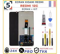 Ecran LCD Remplacement pour XIAOMI Redmi 12C / 22120RN86G + Colle + Outils