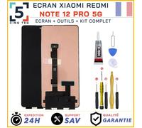 Ecran LCD Remplacement pour Xiaomi Redmi Note 12 Pro 5G 22101316G 22101316I +Kit