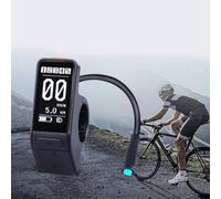 Écran LCD rétroéclairé à 9 vitesses pour vélo électrique Bafang avec fonction compteur intelligent (instrument C961)