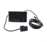 Écran LCD S966 coloré pour vélo électrique, voltmètre électrique 24-72 V avec protocole n° 2, noir (SM)