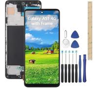 Écran LCD Samsung Galaxy A51/A515 SM-A515F/DSN incell + vitre tactile avec Châssis NOIR + Kit outils