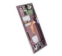 Écran LCD - SAMSUNG - Galaxy S22 Ultra - Vitre Tactile Originale - Couleur Bordeaux - Installation Facile