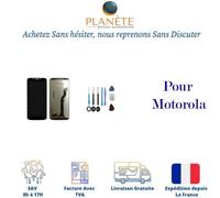 Ecran LCD - Motorola - Moto G6 PLAY - Noir - 5,5 pouces - Assemblé sans châssis
