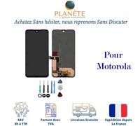 Ecran LCD - Motorola - G7 Plus - Noir - Assemblé sans châssis - 5,5 pouces