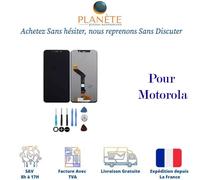 Ecran LCD & Vitre tactile Noir Assemblés Sans Châssis Pour Motorola Moto ONE XT1941-4