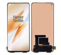 Écran LCD TFT pour OnePlus 8 - Écran tactile de rechange pour OnePlus 8 - 1+8 IN2013 IN2017 IN2010 IN2019 - Kit de pièces de rechange (noir, sans empreintes digitales)